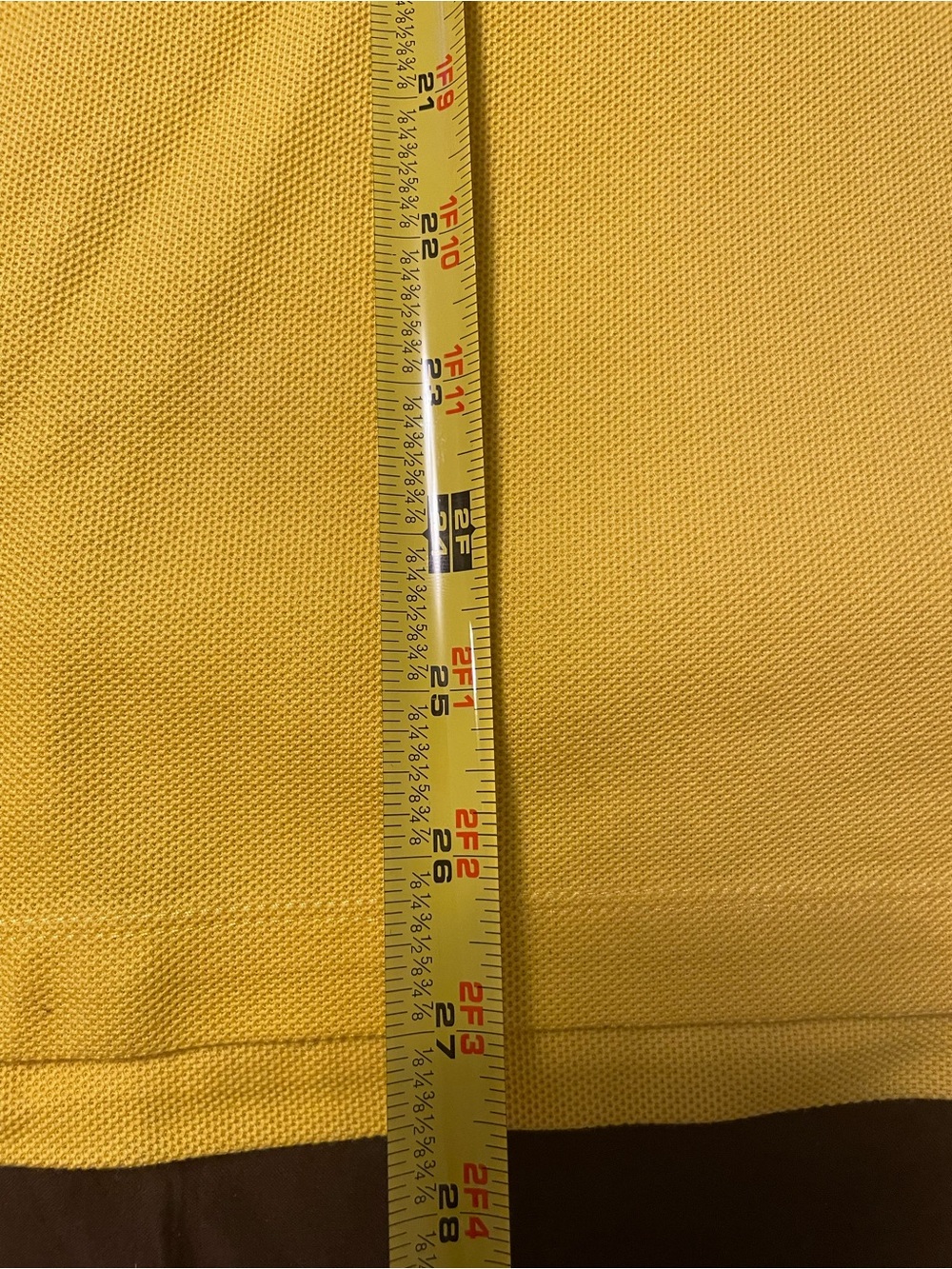 Burberry Yellow Polo with Signature Check Placket Xl - Picture 10 of 10